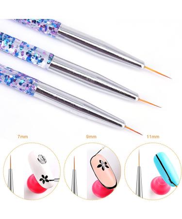 French Tip Nail Art Stamper Kit - Clear Silicone Jelly Stamper with Scraper and Brushes for DIY Manicure Designs - Buy Online on GoSupps.com