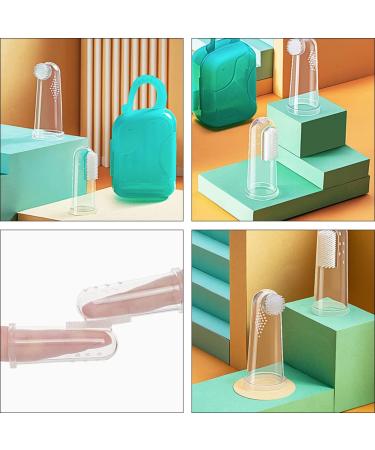 Minkissy Finger Toothbrush Set - Portable Gum Massager & Toddler Toothbrushes - 3 Pack with Carrying Bag for Babies & Children - Buy Online on GoSupps.com