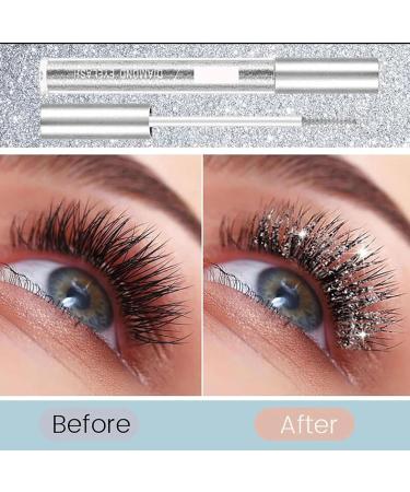 Yfjyxen Diamond Glitter Mascara Glitter Mascara Colorful Shiny Diamond Glitter Eyelash Mascara Long Lasting Sparkling Eyelashes Thick and Long Mascara Volume(1PCS) - Buy Online on GoSupps.com
