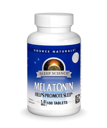 Source Naturals Melatonin 1 mg 100 Tablets