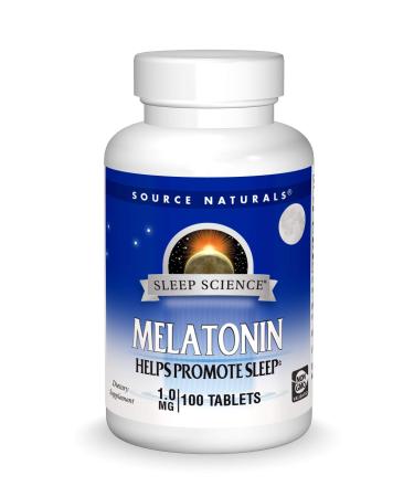 Source Naturals Melatonin 1 mg 100 Tablets - Buy Online on GoSupps.com