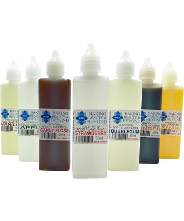 Baking Beauty and Beyond Concentrated Food Flavouring Oil - Dozen of Professional Quality Food Grade Flavouring Oil for Candy Making Baking Cooking Lip Balm and Lip Gloss - Sour Apple (50ml) - Buy Online on GoSupps.com