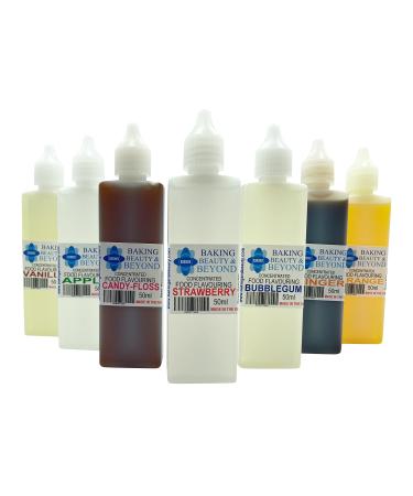 Baking Beauty and Beyond Concentrated Food Flavouring Oil - Dozen of Professional Quality Food Grade Flavouring Oil for Candy Making Baking Cooking Lip Balm and Lip Gloss - Mango (50ml)