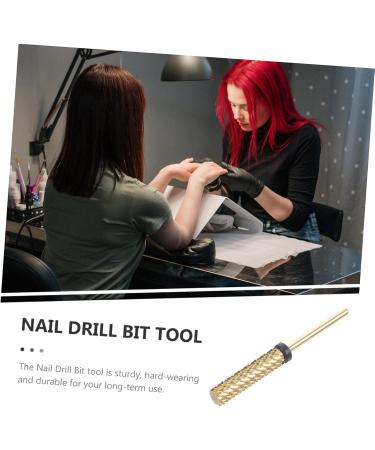 minkissy Drills Cuticle Drill Bits Manicure Supplies Acrylic Drill Bits Nail Tungsten Steel Accessories 0.56x0.56x5.05cm As Shown2 - Buy Online on GoSupps.com