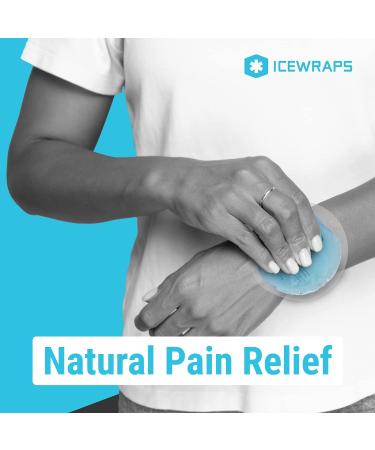 ICEWRAPS 4 Round Gel Ice Packs - Reusable with Clear Backing | Breastfeeding Essentials for Cool Relief | Pack of 5 - Buy Online on GoSupps.com