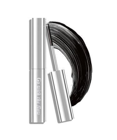 Prreal Metal Mascara Long Lasting Rod Mascara Non-Clumping Flake Bristle Less Smudge Proof 01 Black