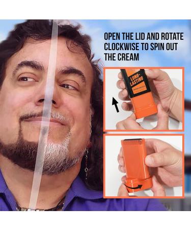 Dark Brown Temporary Hair Color Stick | Instant Root Touch Up & Waterproof Gray Hair Concealer - Buy Online on GoSupps.com