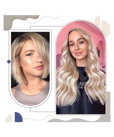 Laavoo Invisible Tape Extensions | Real Hair Blonde | Seamless Tape-In Hair Extensions | Light Blonde Highlights | 50g #P18/613 | 20pcs 50cm - Buy Online on GoSupps.com