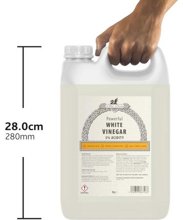 Celtic Clean - White Vinegar - 5% Acidity | Multi Surface Cleaner - 5 Litre - Buy Online on GoSupps.com