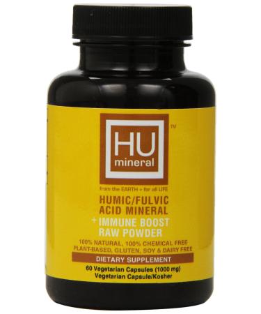 Humineral Humic and Fulvic Mineral Immune Boost Raw Powder Mineral Supplement 60 Count