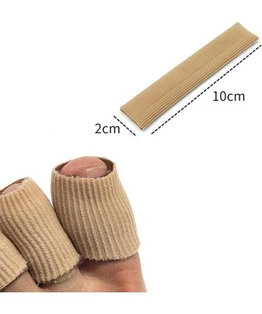 Nubstoer Elastic Toe Tubes with Silicone Gel | Corn & Callus Remover - 10cm 5 Pack - International Shipping - Buy Online on GoSupps.com