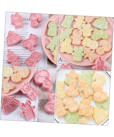 GRIRIW Elephant 1 Biscuit Mold Bunny Cookies Cakesicles Mold Bunny Stencil Rabbit Candy Biscuits Mold Metal 3D Fried Animal 7.6x5cm Pink - Buy Online on GoSupps.com