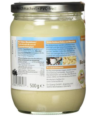 Buy Dr. Goerg Premium Organic Coconut Almond Butter - 500g | International Shipping Available - Buy Online on GoSupps.com