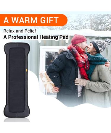 Heated PU Leather Seat Cover for Circulation & Fatigue Relief - Buy Online on GoSupps.com