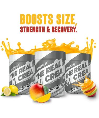 Real Crea Micronized Flavoured Creatine Tropical Madness - 50 Servings (150g) - Best International Shipping - Buy Online on GoSupps.com
