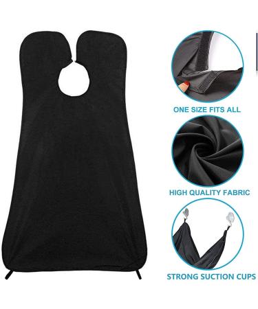 Beard Care Cloak & Apron - Non-Stick Water-Repellent Hair Catcher | Ideal Gifts for Men - Buy Online on GoSupps.com