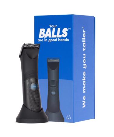 BALLS™ Trimmer Electric Ball Shaver - SackSafe Guard, Waterproof, Rechargeable - Wet/Dry Privates Groomer - Body, Groin Hair Trimming