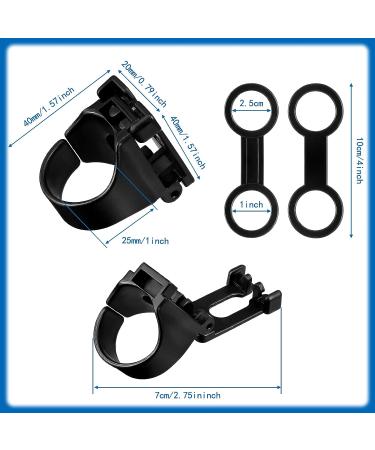 Frienda Silicone Snorkel Clip - Diving Snorkel Holder for Scuba Dive - Black 12 - Buy Online on GoSupps.com