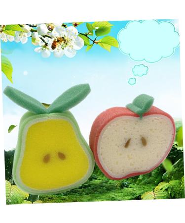 Natural Bath Sponge Set - Healeved 2pcs Shower Sponge & Loofah Bath Ball for Kids - Eco-Friendly Bath Pouf - Buy Online on GoSupps.com