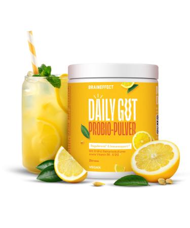 Braineffect Daily good - fruity ballast fabric mix for hunger - with bacterial strains beverage powder with vitamin B6 + B12 for a good bowel feeling