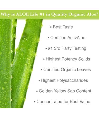 Aloe Life Aloe Gold Tablets - Immune Support & Digestive Health - Certified Organic Aloe Vera - 90 Tablets - Buy Online on GoSupps.com