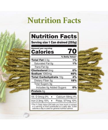 Roland Foods Whole Green Asparagus Spears  Specialty Imported Food  14.1-Ounce Can - Buy Online on GoSupps.com