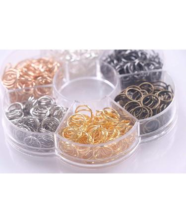 900Pcs 10mm Open Jump Rings in 6 Colors for Jewelry Making with Open/Close Tool - Clear Box Included - Buy Online on GoSupps.com