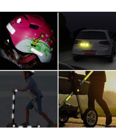 Buy Reflective Stickers Set - 3 Multi-Color Reflectors for Motorcycle Car Bicycle Stroller & School Bags | Enhance Safety & Visibility  - Buy Online on GoSupps.com