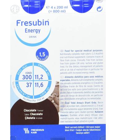Fresubin Energy Chocolate (4 x 200ml)**G