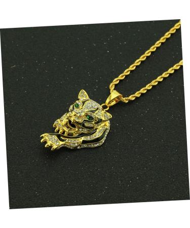 GLSTOY 1pc Women Chain Diamond Necklace Mens Necklace Women Necklace Charm Pendant Necklaces Golden - Buy Online on GoSupps.com