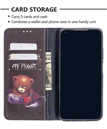 Miagon Wallet Folio Flip PU Leather Case for Samsung Galaxy A32 5G Creative Painted Design Full-Body Protective Cover Card Holder Kickstand Magnetic Bear Saw Samsung Galaxy A32 5G Bear Saw - Buy Online on GoSupps.com