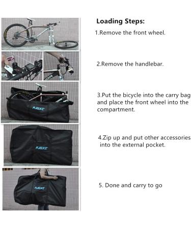 Aophire Folding Bike Bag - 26 inch Bicycle Carry Case for Air Travel & Shipping - Buy Online on GoSupps.com