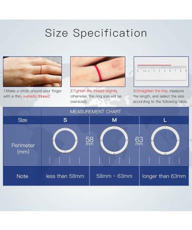 Jingling RFID Rings for Men | Stylish Waterproof Smart Ring with 6 RFID Cards & 2 Health Stones | Integrated Portable Device for iOS & Smartphones - Buy Online on GoSupps.com