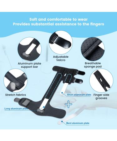 Adjustable Finger Rail Support | Orthosis for Boxer Fracture Arthritis & Trigger Fingers - International Shipping - Buy Online on GoSupps.com