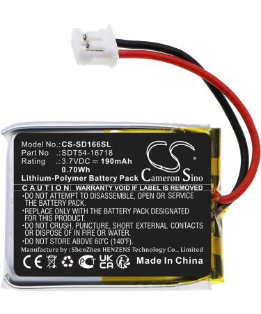 190mAh Battery for YardTrainer YT-100 & No Bark Collars - SDT54-16718 Compatible Replacement - Buy Online on GoSupps.com