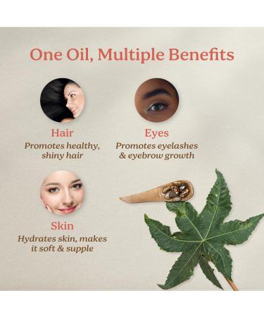 Life & Pursuits Organic Castor Oil - 100% Pure Cold-Pressed Hexane Free (6.8 Fl Oz) for Skin Scalp & Hair Care - Buy Online on GoSupps.com
