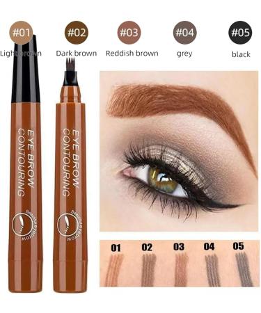 Lightsbetter Waterproof Brow Pen Tint My 4 Tip Brow Waterproof Lightsbetter Eyebrow Precisely My Brow Pencil Natural Precise 4 Point Eyebrow Pencil (01+02) - Buy Online on GoSupps.com