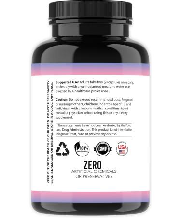 Angry Supplements Pretty Probiotics for Women Beauty & Wellness Blend to Support Hair Skin Nail & Gut Health: Zinc Chaste Tree Fruit Bifidobacterium & Lactobacillus 60 Capsules (1-Bottle) - Buy Online on GoSupps.com