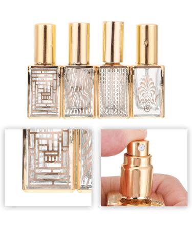Uonlytech 4pcs Empty Perfume Bottle Set - Refillable Glass Perfume Atomizer Sprayer for Travel - Ideal Perfume Spray Bottles - Buy Online on GoSupps.com