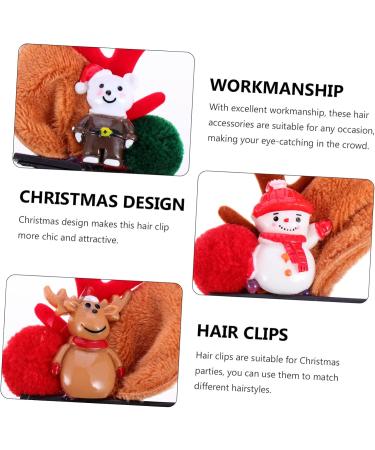 minkissy 12 Pairs Christmas Ball Hairpin Christmas Hair Clips Antler Hairpins Hair Jewels for Women Hair Clips for Kids Deer Antler Headband Christmas Bobby Pins Christmas Headdress Set - Buy Online on GoSupps.com