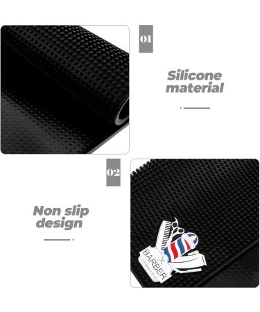 Beavorty Barber Organizer Mat Hair Salon Clippers Mat Barbershop Work Pad Hair Styling Tools Pad - Buy Online on GoSupps.com
