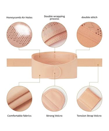 Sacroiliac Belt for Women & Men | SI Joint Hip Support & Sciatica Relief | XL Apricot Pelvic & Trochanteric Belt - Buy Online on GoSupps.com