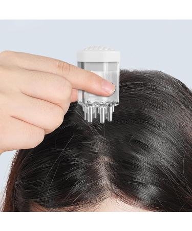 Applicator Bottle Fluid Comb - Portable Root Comb Applicator | Detachable Hair Oil Comb | Hair Scalp Oil Applicator Head Fluid Brush for Hair Care and Growth White - Buy Online on GoSupps.com