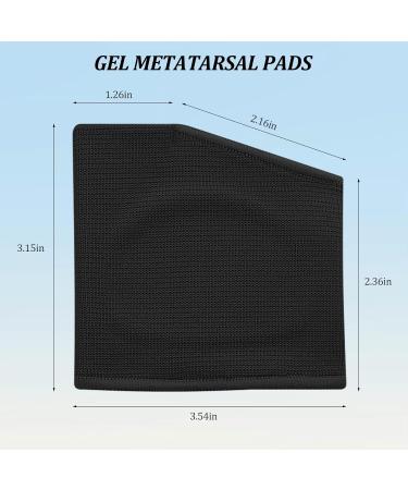 Metatarsal Pads for Men & Women - 4 Pack for Metatarsalgia Morton s Neuroma Calluses & Diabetic Feet - Comfortable Black Foot Support - Buy Online on GoSupps.com