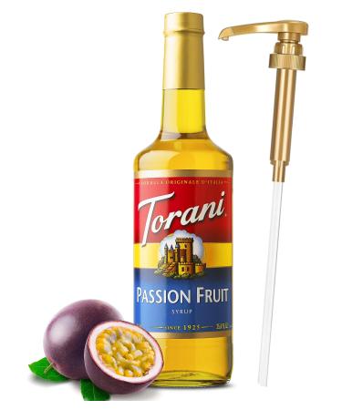 Sirop de caf sirop aromatis aux fruits de la passion pompe incluse 750 ml Verre fruit de la passion