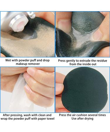 14PC Makeup Powder Puff Set Triangle & Round Cosmetics Applicators for Loose Powder & Foundation | Wet & Dry Use - Buy Online on GoSupps.com