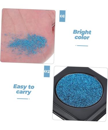IWOWHERO Glitter Eyeshadow Palette Kawaii Makeup DIY Shiny Eyeshadow Plate Green Eyeshadow Catrina Plastic - Buy Online on GoSupps.com