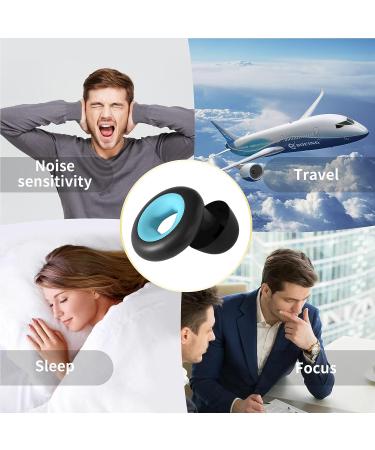 Vodolo Noise Cancelling Ear Plugs for Sleep - 2 Pair Reusable Silicone Earplugs for Side Sleepers and Noise Reduction - Buy Online on GoSupps.com