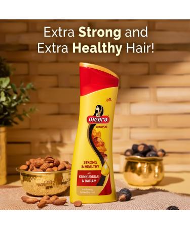 Meera Strong & Healthy Shampoo 180ml - Nourishing Hair Care for All Hair Types | Buy Internationally - Buy Online on GoSupps.com