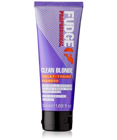 Fudge Professional Purple Toning Shampoo Original Clean Blonde Shampoo For Blonde Hair 50 ml 50 ml (Pack of 1)